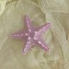 5PCS Girls Hairpin with Simulated Starfish Shape Hair Clip Stable Grip Macaron Colors Hair Accessory for Beach