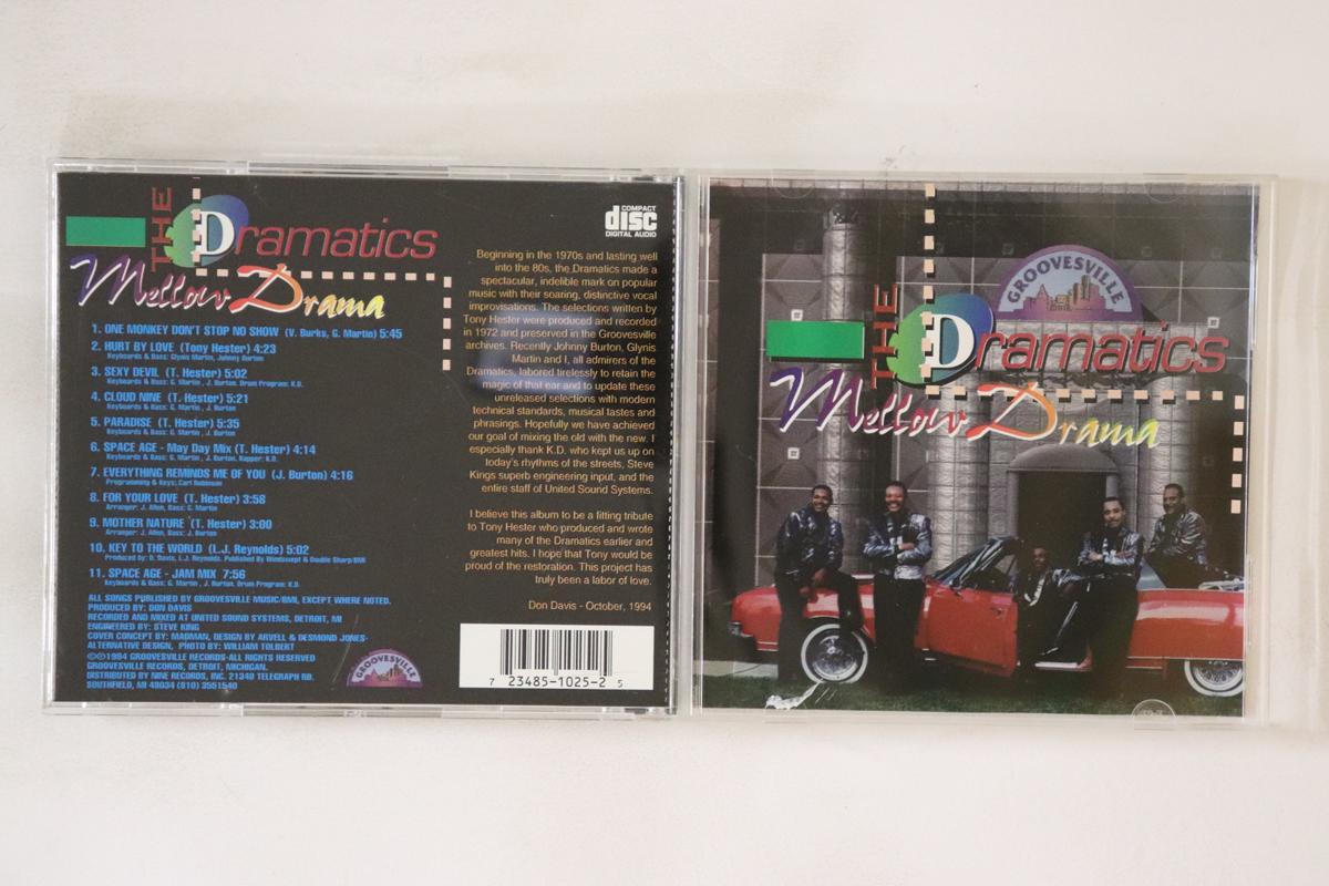 

CD DRAMATICS - Mellow Drama GVCD1025 Groovesville 1994 US Soul/Funk Used