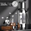 ZISIZ Men's 316 Stainless Steel Thermos Flask