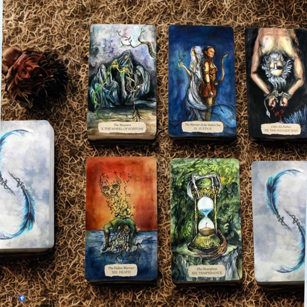 I.I.J Tarot Cards, Bonestone & Earthflesh Tarot: The Reawakening, 78 Cards, Tarot Reading, Japanese Instruction Manual Included, Authentic