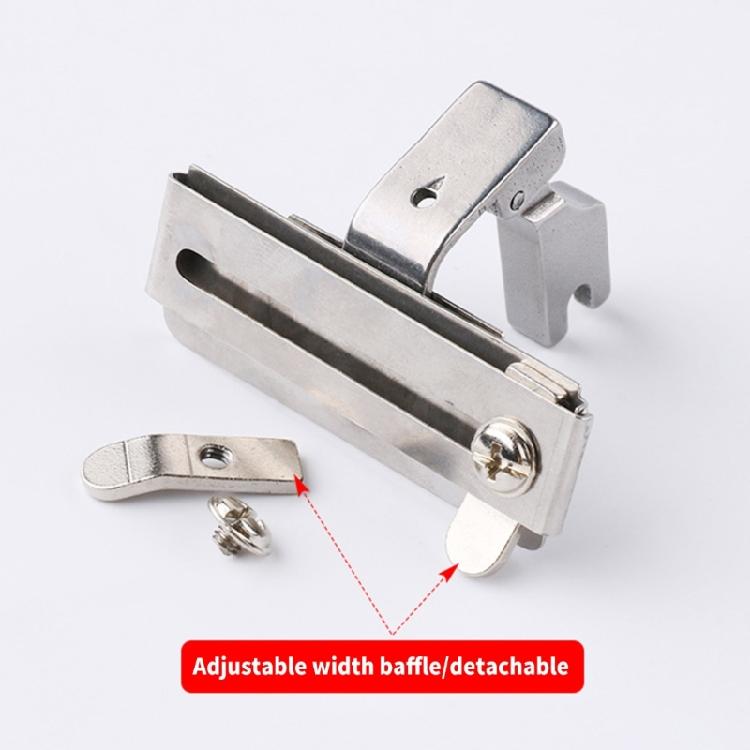 Metal Sewing Machine Presser Foot Adjustable Width Webbing Stitching Presser Foot For Heavy Duty Fabric Crafting Project