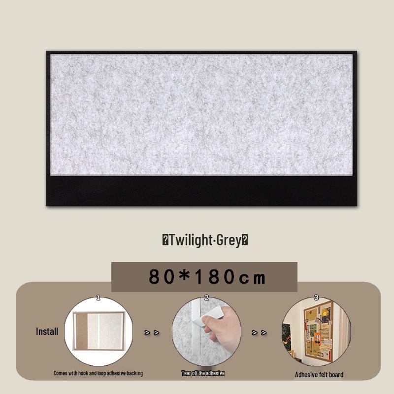 Self-Adhesive Felt Wall Sticker for Photos and Messages