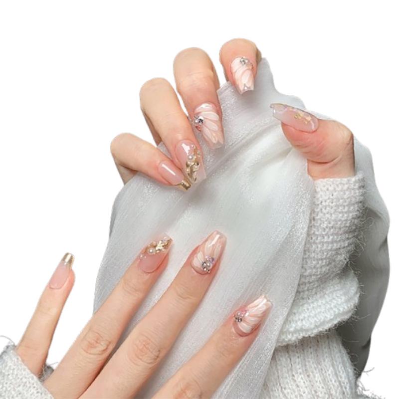 Handmade High-End Short Press-On Nail Art Patches