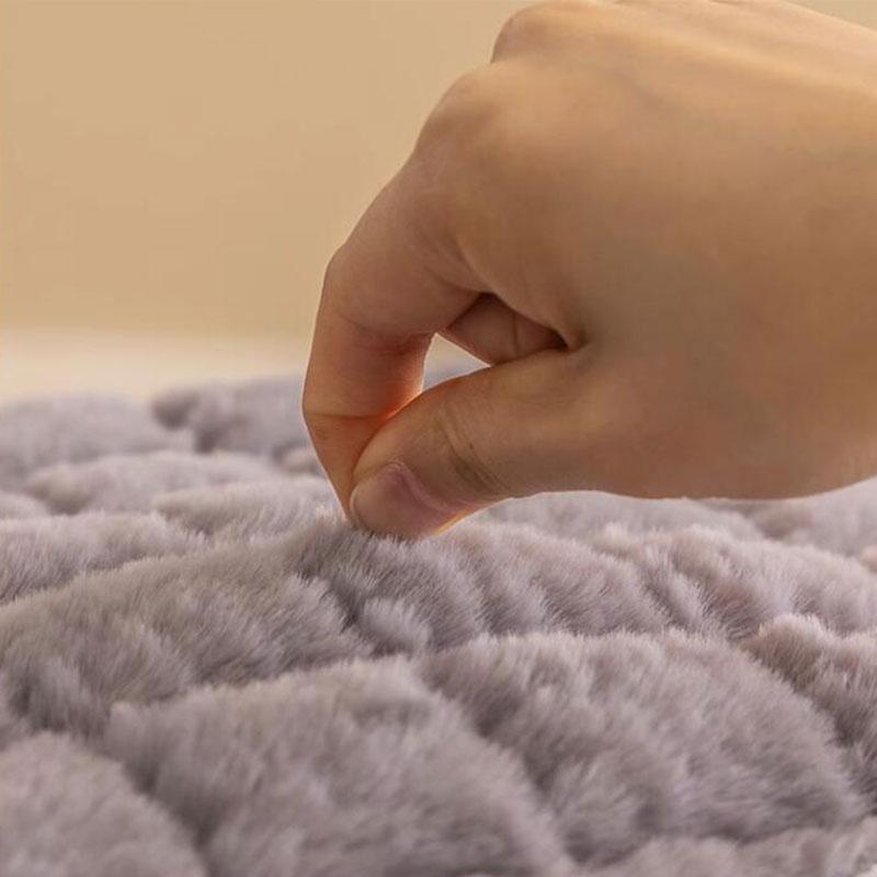 Winter Thicken Plush Long Bench Cushion Soft Chair Mat Seat Pad Rectangle Bench Cushion Cover Wood Sofa Card Seat Cushion