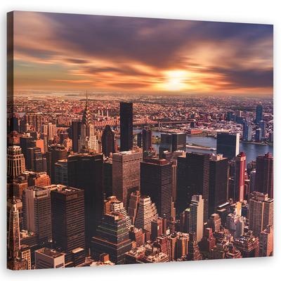 Canvas Print City of Skyscrapers
