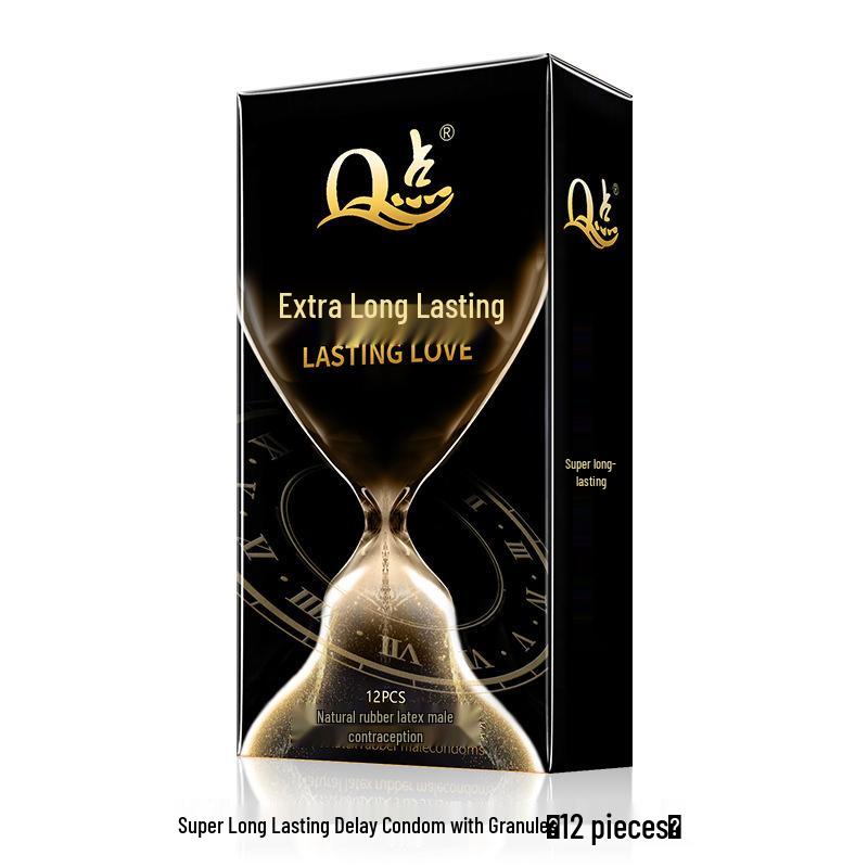 Q Point Thorn Set: Erotic Couples' Condoms with Large Particles, 2pcs/pack