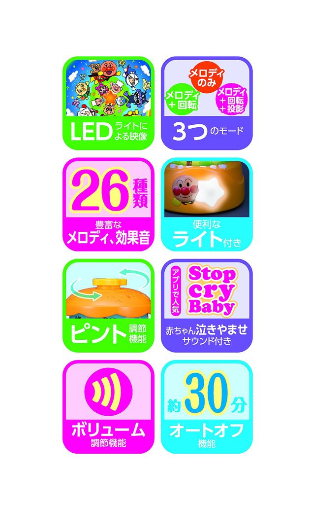 Anpanman Goodnight Projection Merry