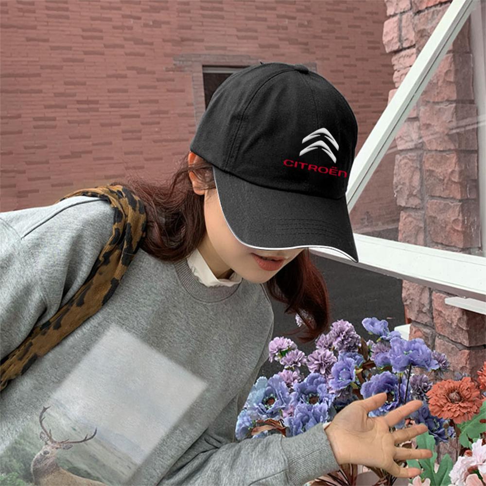 Car Styling Embroidered Baseball Cap Outdoor Summer Sport Hat For Citroen Jumpy C3 C1 C4 C5x7 C5X C6 C3-XR C4L VTS C-ELYSEE Saxo
