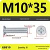 GB819 Zinc-Plated Carbon Steel Phillips Countersunk Screws: M2-M10