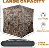Camouflage Bird Watching Tent, 270° View, Rainproof & Sunscreen