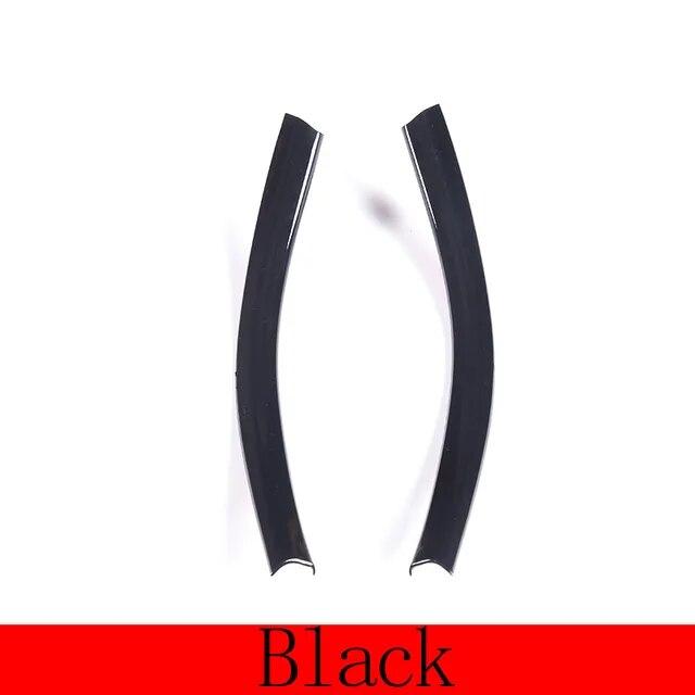 For Mercedes Benz A/GLA/CLA Class W176 A180 2012-2018 Carbon Fiber Chrome Center Console Decoration Strips Trim Car Accessories