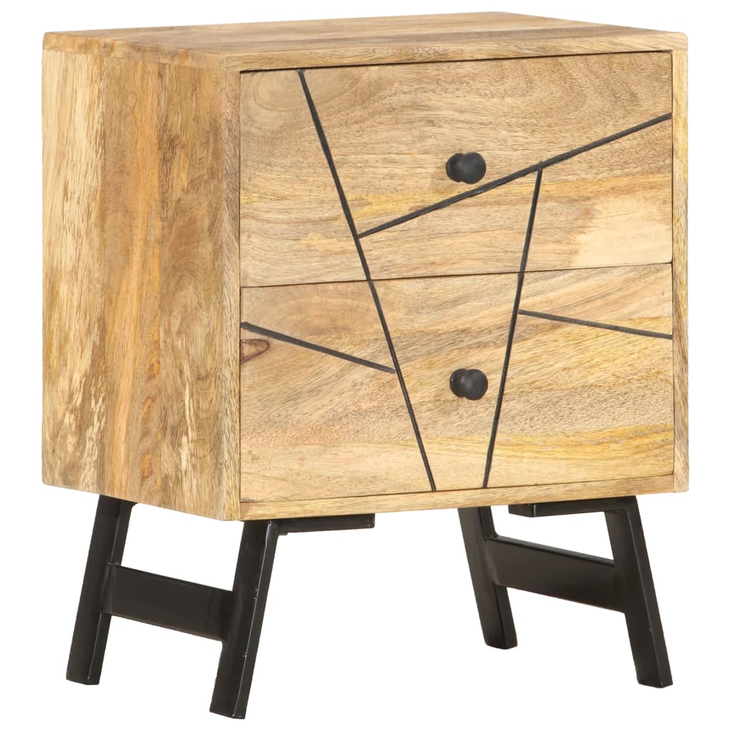 Nightstand 40 x 30 x 50 cm Solid Mango Wood