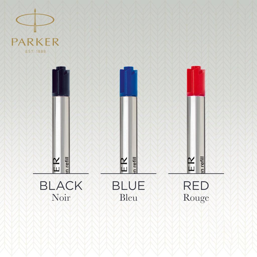 PARKER Ballpoint Pen Ink Refill QUINKflow Medium Black Value Pack 10-pack