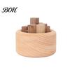 Black Walnut Wood Diffuser Wooden Essential Oil Diffuser, Beech Aromatherapy Small Round for Home Offices Cars Yoga Rooms No Electricity