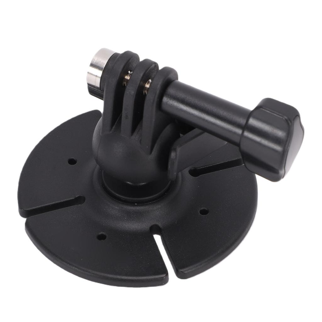 Ball Head Fit for DJI POCKET 3 Action Camera ABS PC Strong Adhesive Two Prong Action Camera Mount Base for Car Helmet