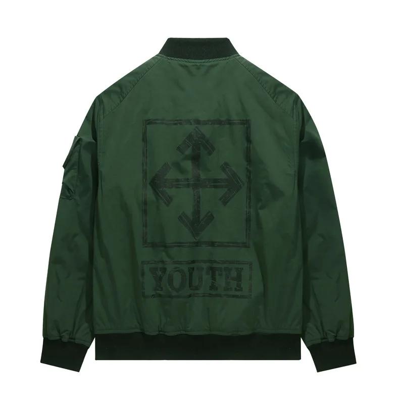 Jaqueta Masculina Jaqueta Multibolsos Casual Roupa de Trabalho Piloto Uniforme de Baseball Masculino Jaqueta Curta