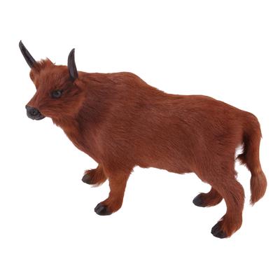 2x Artificial Deer Standing Animal Figurine Art Décor for Indoor Home Office