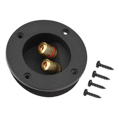 48MM 2 Conector de cabo de terminal de ligação de cobre Caixa de componentes acústicos para alto-falante HiFi