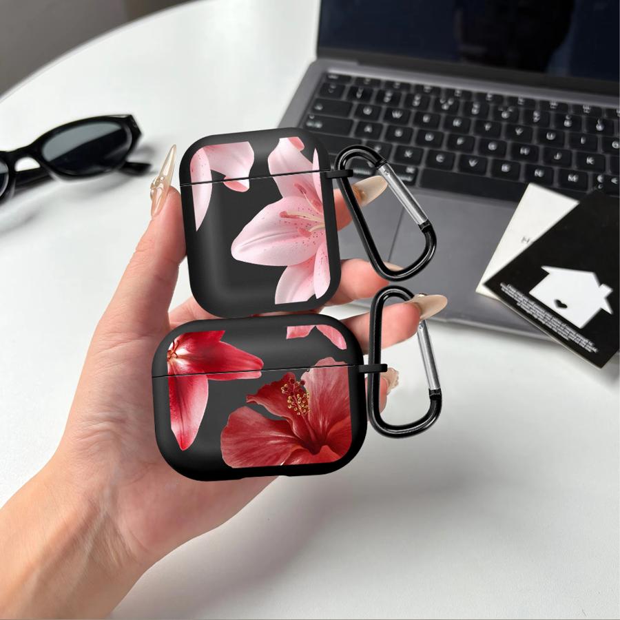 Case For Airpods Pro 1 Pro3 3 2 4 Pro2 Earphone Cases Cover Beautiful Flowers