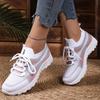 Women Sneakers Spring Autumn New Comfortable Shoes for Women Non Slip Casual Shoes Breathable Mesh Lace-up Sneakers