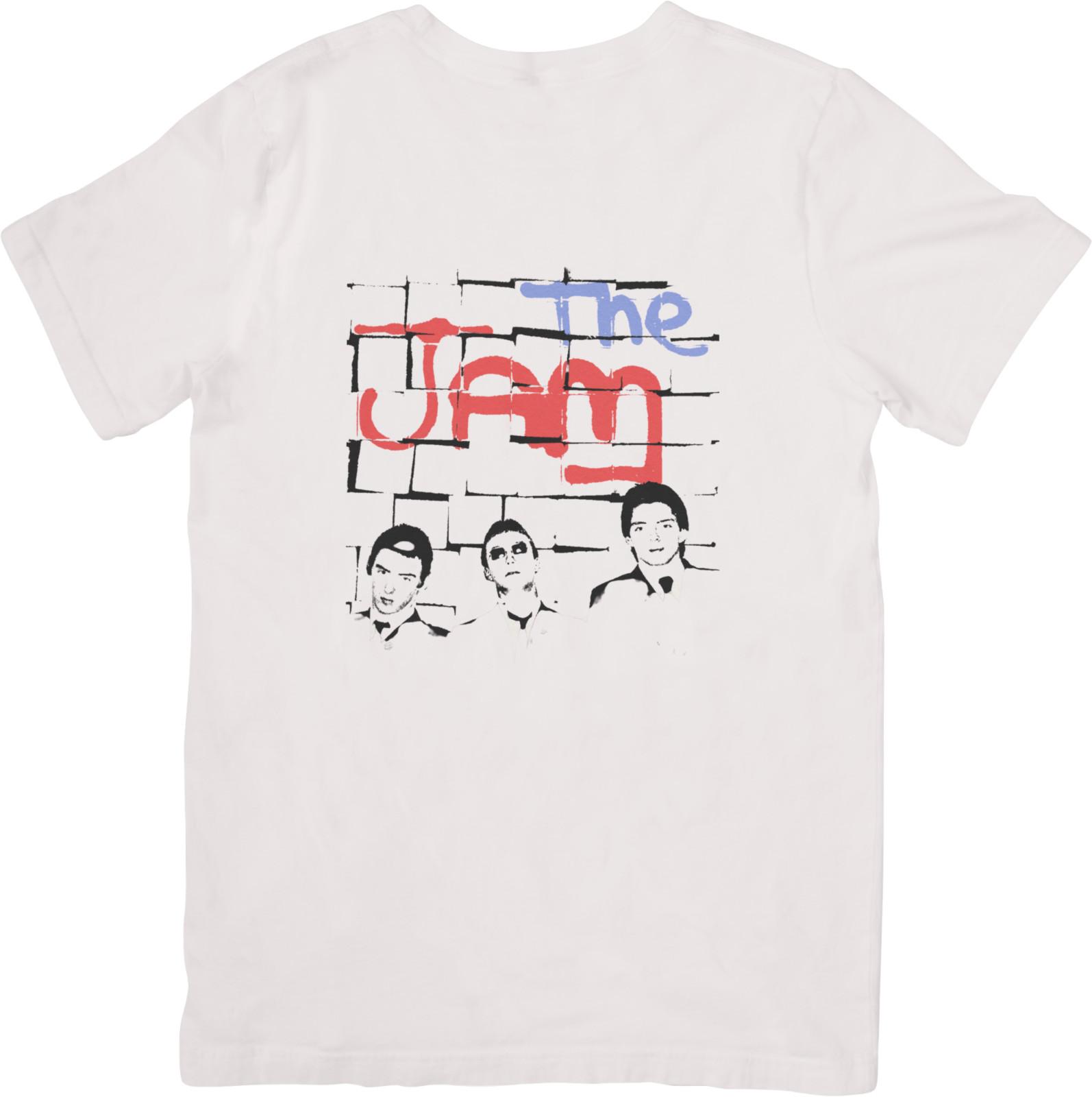 The Jam Music Fit for Men Women Quality Cotton T-Shirt White. XXXXL