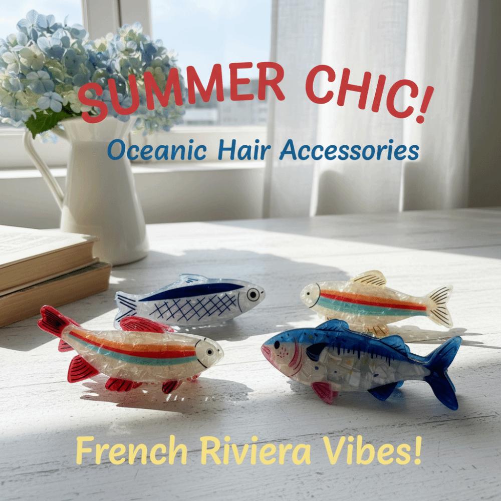 PVC Meeresleben Fisch Haarspange Thunfisch Fisch Greifklemme Kreativer Meeres-Tier-Haarkralle Damen