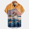 Chemise hawaïenne d'été à manches courtes pour homme, style Y2K, chemise décontractée pour homme, vêtements de mode urbaine pour homme