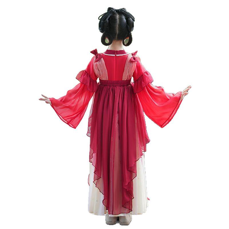 Girls' 2026 Chinese Style Hanfu Fairy Skirt - Spring/Autumn Collection