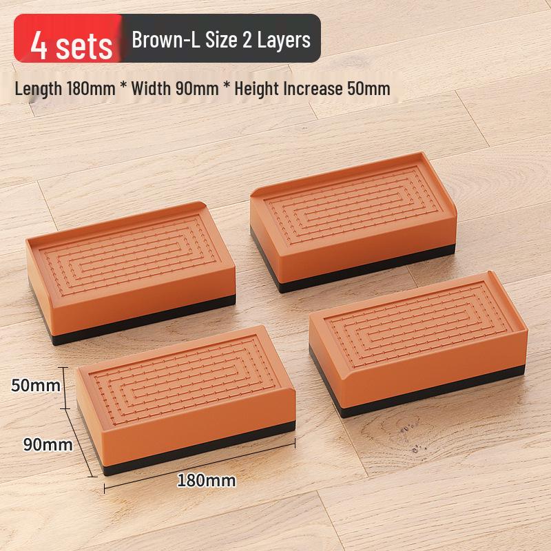 Universal Furniture Heightening Pads: Nail-Free, Stable, Moisture-Proof for Tables & Chairs