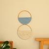Handmade Bohemian Double Round Light Luxury Wall Shelf Hanging