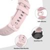 Compatible with Garmin Forerunner 255S/Forerunner 265S Bands, Soft Silicone Watch Band 18mm Quick Release Replacement Straps for Garmin Forerunner