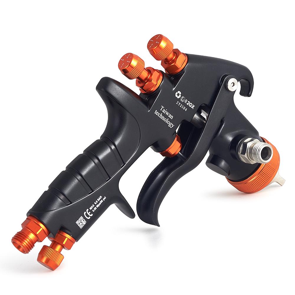 1.0mm 1.3mm 1.5mm 1.8mm Yüksek Atomizasyon Otomotiv Mobilya Son Kat UV Vernik Özel Endüstriyel Yüksek Basınçlı Püskürtme Tabancası