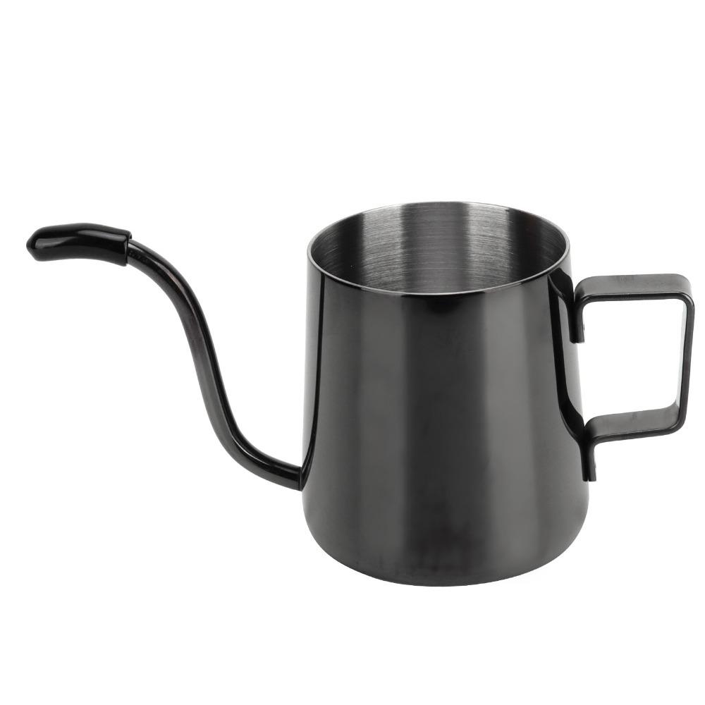 304 Stainless Steel Manual Coffee Kettle Long Narrow Spout Pour Over Kettle Coffee Brewing