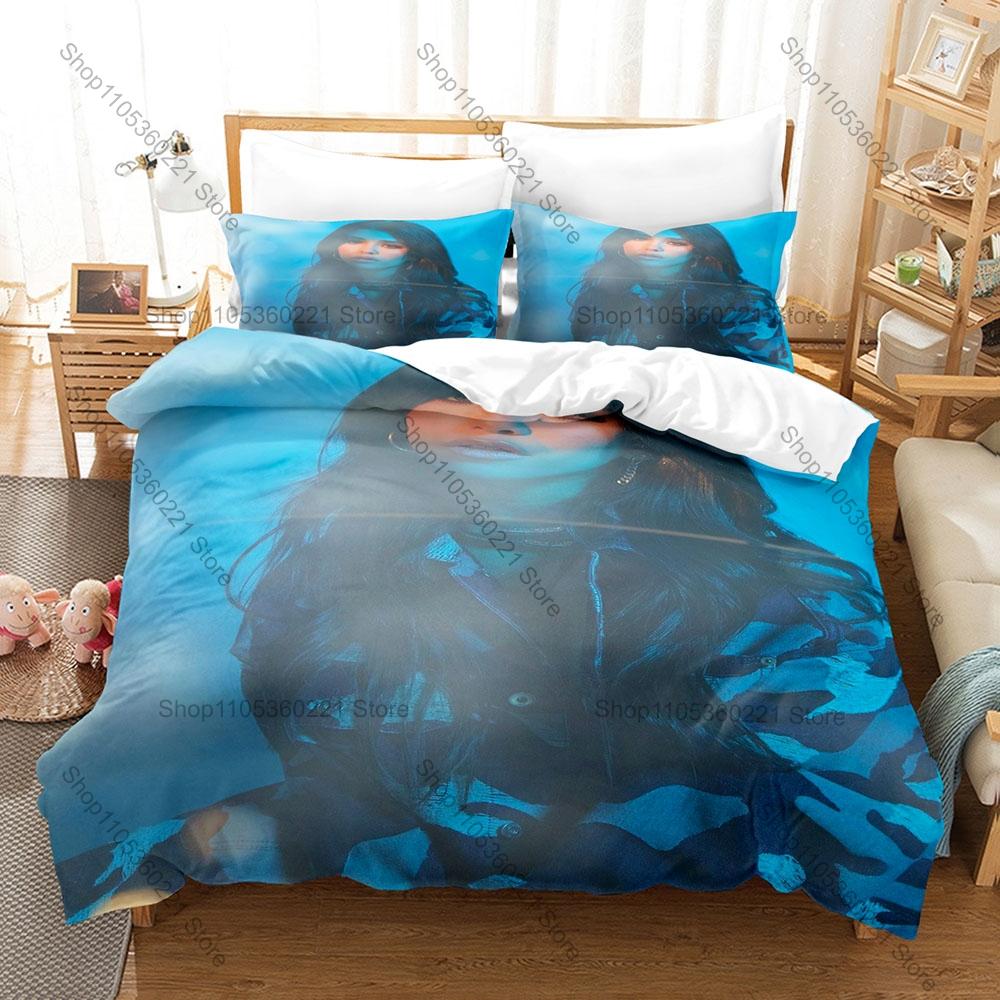 Nessa Barrett I Wanna Die Themed Duvet Cover + 2 Pillowcases, Dark Pop Song Graphic Bedding Set Home Dorm Decor for Music Lovers