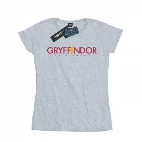 

Harry Potter Womens/Ladies Gryffindor Text Cotton T-Shirt білий