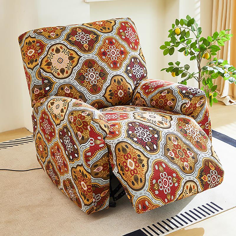 Recliner Slipcovers 4-Pieces Sofa Covers Couch Chair Cover Non Slip Reclining Furniture Protector Sofa Covers for Living Room