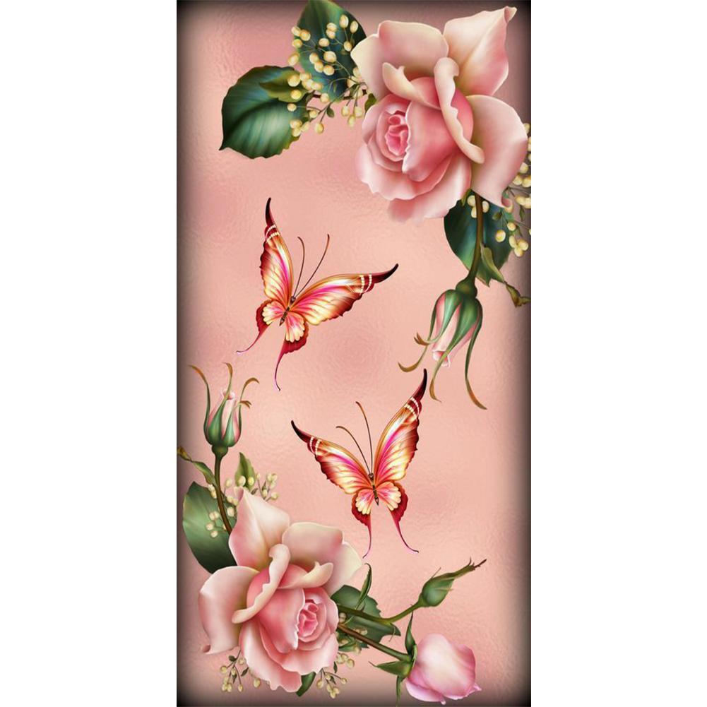 Farfalla fluorescente Kit Pittura Diamante 5D Fai da Te Resina Tondo Pieno Casa Strass Disegno Fai da Te Decorazione Casa Regalo