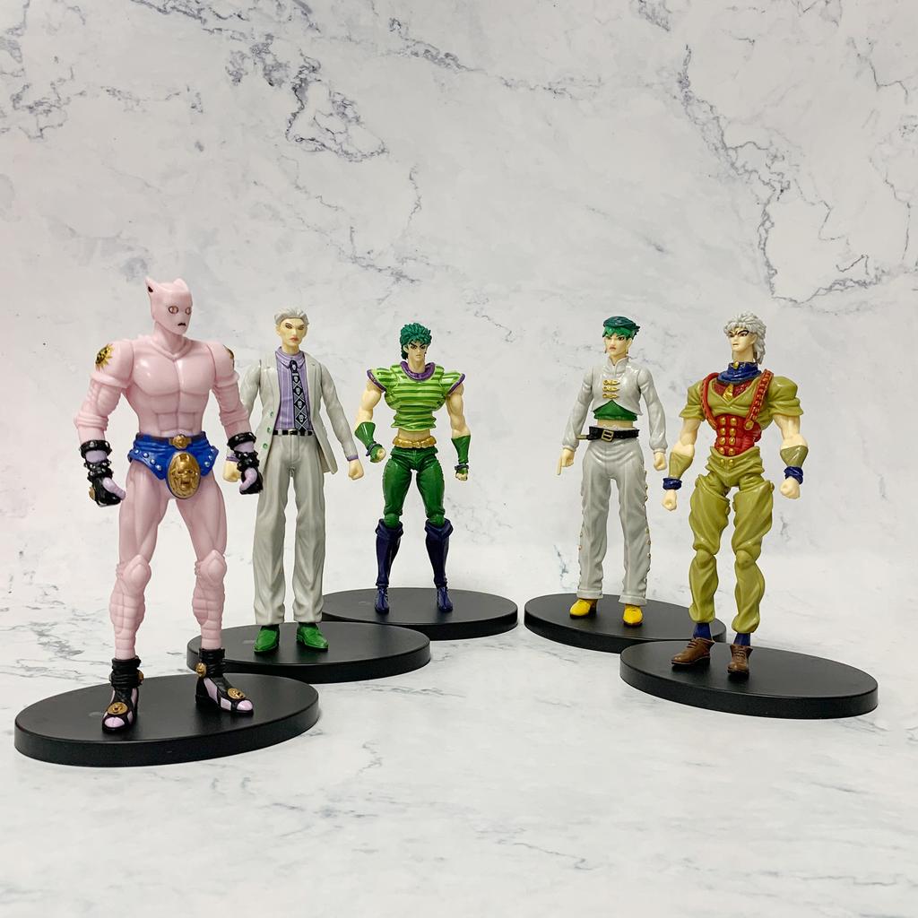7 Arten in Box Anime JoJo's Bizarre Adventure Q Version Actionfiguren PVC Modell Spielzeug Puppen Ornamente Sammlerstück Geschenk