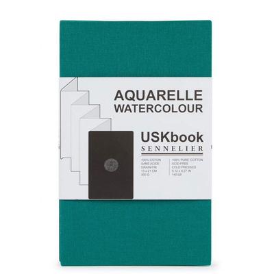 Skizzenbuch - Aquarell - 13x21cm - Akkordeon - 100% Baumwolle - 300g - Sennelier - USKbook