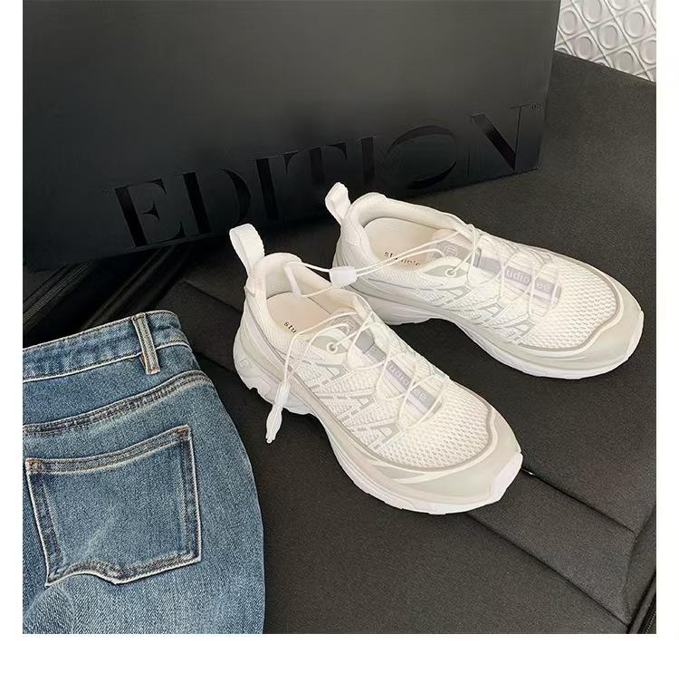 

Mountaineering women s shoes platform dad shoes spring and summer mesh breathable 2025 new fashion color matching outdoor sports shoes women 35