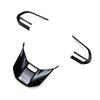 A03E-3Pcs Car Carbon Fiber Steering Wheel Panel Cover Trim For Toyota Veloz Avanza/Perodua Alza