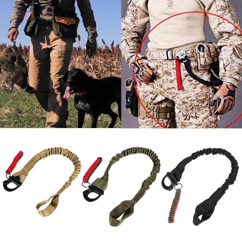 Quick Release Retractable Safety Sling Lanyard Adjustable Safety Rope Sling Nylon Belt Tactically Protective Sling