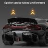 1:24 Tourbillon Atlantic Sports Car Model Toy Sound Light Pull Back Doors Opened Cars Models Toys Desktop Ornaments for Boys