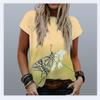 Summer T-Shirts Butterfly 3D Print Streetwear Women's Casual Fashion Oversized O-Neck T Shirt Female Girl Tops Tees Clothing