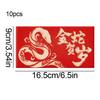 Chinese New Year Red Envelopes Gold-Stamped Snake Lucky Money Envelopes Spring Festival Red Envelope 10x Chinese New Year Red