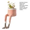 Flowerpot Lower Body Design Resin Mini Planter Flower Plant Pot Ornament Indoor Outdoor Table Wall Decoration