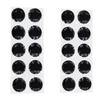 Car Remote Key Crystal  Sticker 14MM E-poxy for BMW/Nissan/Ford/To-yota Automotive Interior Stickers