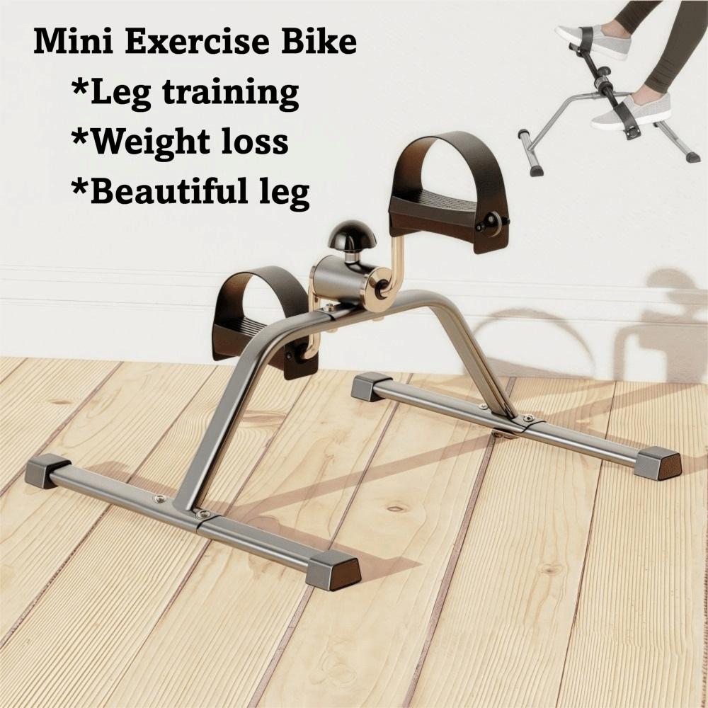 Lightweight Exercise Bike Mini Fitness Stepper Leg Beauty Machine  For Leg Arm Exercise