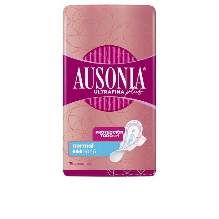 Serviettes Hygiéniques AUSONIA ULTRAFINA PLUS compresas normal alas 16 u