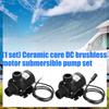Pompa di Trasferimento Acqua 12V Impermeabile Basso Rumore Pompa Sommergibile Motore Brushless 5M per Sistemi di Raffreddamento Durevole